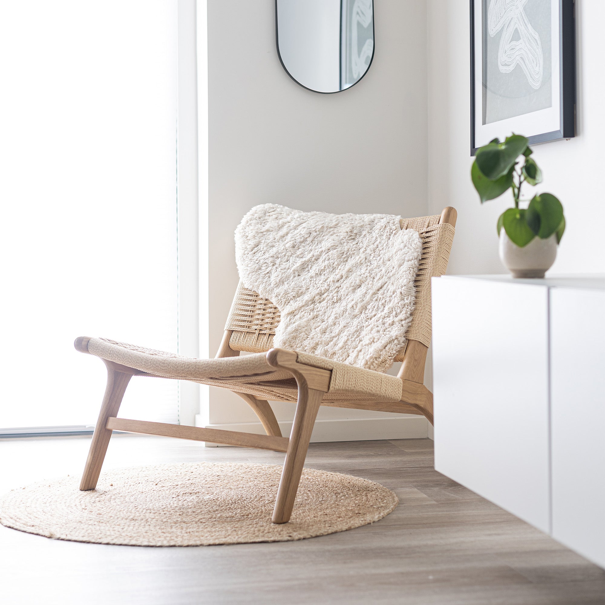 Merino Sheepskin | Short Wool | approx. 35 in