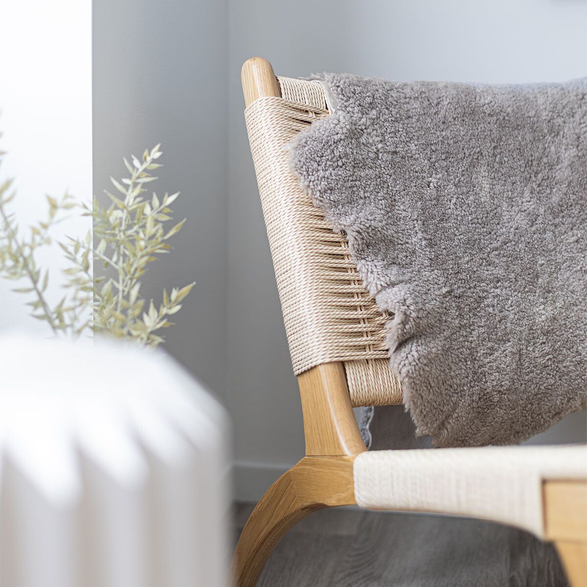Merino Sheepskin | Short Wool | approx. 35 in Ivory